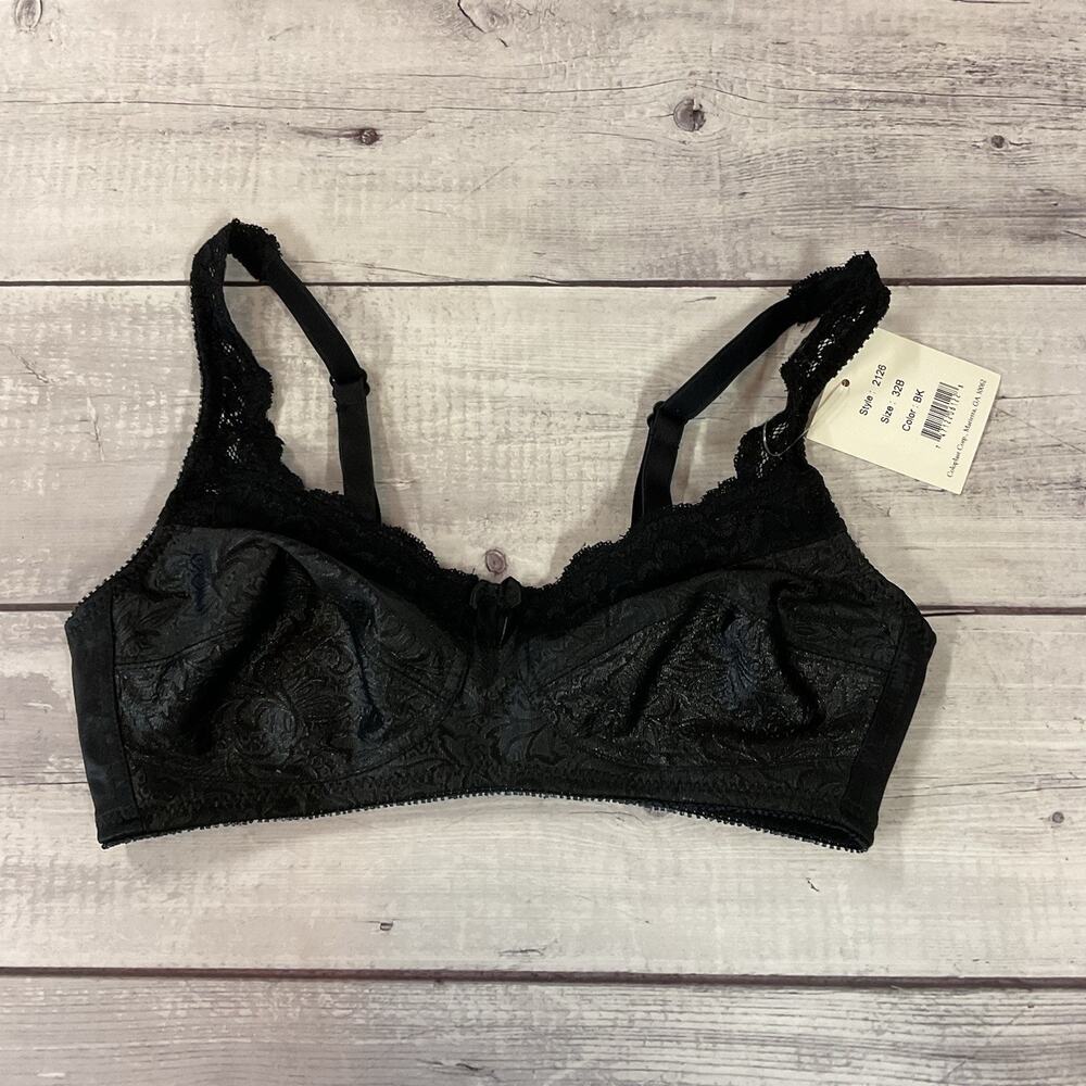 Amoena Mastectomy Bra Womens‎ 32B Black Annabell 2126 Wireless Soft Cup NEW